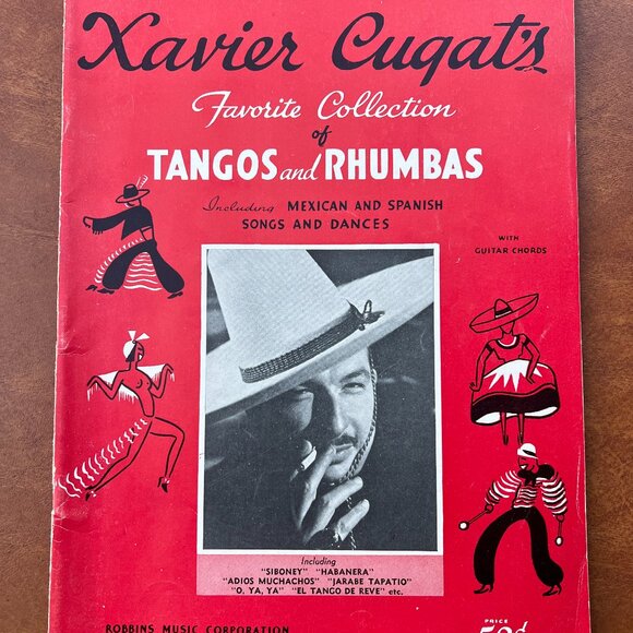 1936 Xavier Cugat's‎ Tangos and Rhumbas Latin Music Lyrics 22 Songs - Picture 1 of 5